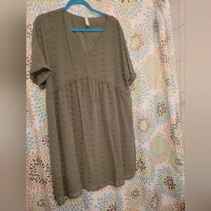 BOGO Zenana xl olive green dress